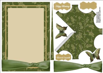 Parasol Green and Gold