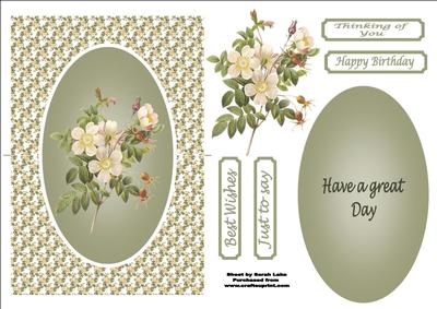 Cream Floral