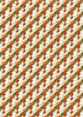 Orange Flowers Flower Shoe