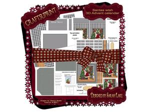 Santa Advent Drawers Sets