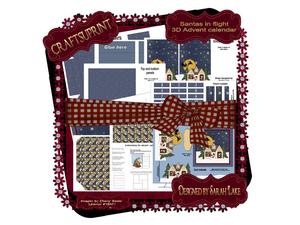 Santa in Flight Advent Drawers Sets