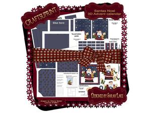 Santa Noel Advent Drawers Sets
