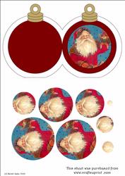 Bauble with Santa
