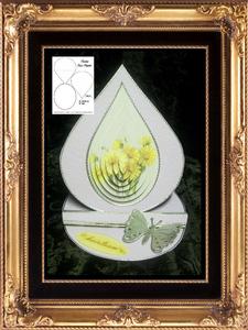 Teardrop Easel Card Template