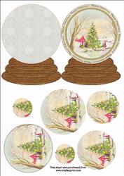 Snow Globe Tree of Lights
