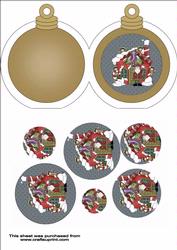 Christmas Bauble Santas Workshop