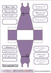 Lilac Shoe String Strap Dress 2