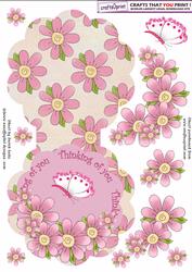Floral Shaped Card