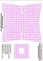 Gingham in Baby Pink