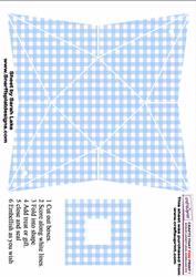 Gingham in Baby Blue