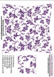Vine Leaves in Magenta