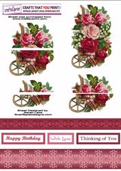 Wheelbarrow of Roses