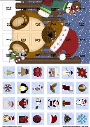 Advent Calendar Card 'christmas Cat'