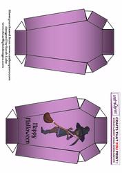 Coffin Shaped Box 'witch 2'
