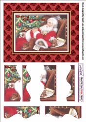 Snoozing Santa