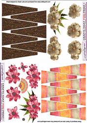 Autumn Colours Fan Toppers Duo Sheet