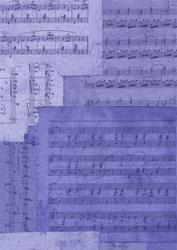Manusript Paper in Violet