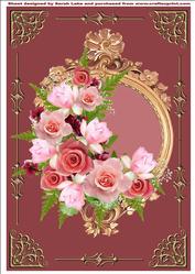 Framed Roses and Magnolias