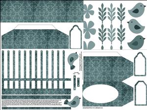 Damask Delight Birdcage