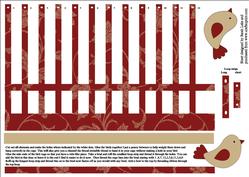 Birdcage Red and Gold