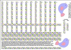 Birdcage Little Violets