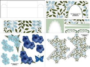 Tropical Parasol Pillow Card