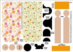 Kimono Paper Folded Doll Twice as Nice 2