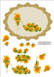 Yellow Rose Flower Shoe