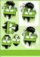 Emo Girl Lime Green