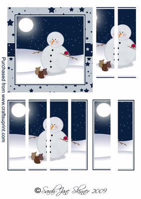Snowman with Mice