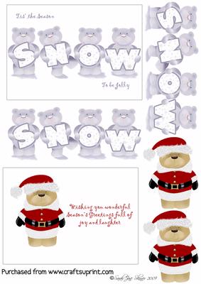 Christmas Card Duo Sheet