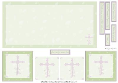 Lilac and Green Build Your Own Sympathy Quick Card