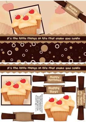The Little Things in Life Dotty Cupcake