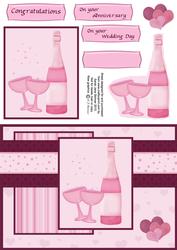 Congratulations Pink Champagne