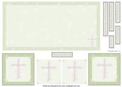 Lilac and Green Build Your Own Sympathy Quick Card