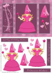 Mad Hatters - the Pink Princess Toppers & Decoupage