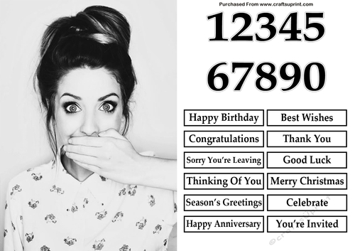 Zoella Zoe Sugg A5 Quick Card