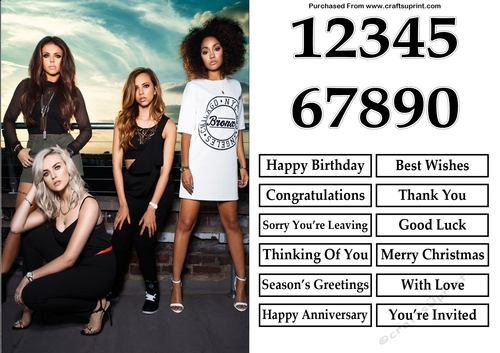 Little Mix 1 A5 Quick Card