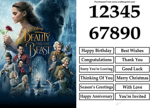 Beauty And The Beast 1 A5 Quick Card