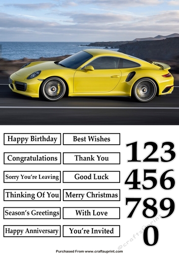 Porsche 911 Turbo S A5 Quick Card
