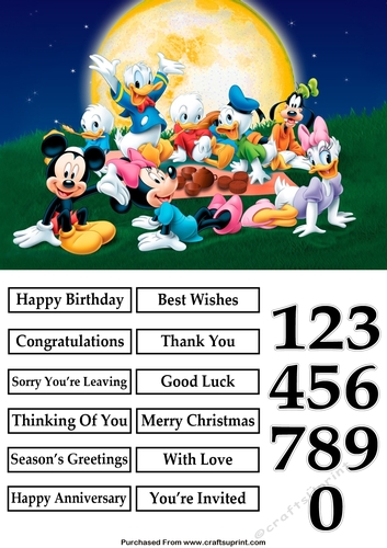 Mickey Mouse, Donald Duck and friends