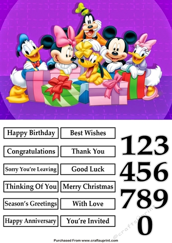 Mickey Mouse and Friends Birthday Party