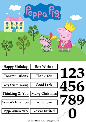 Peppa Pig and George Princess and Knight