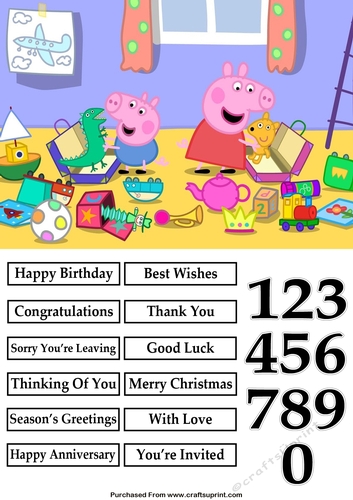 Peppa Pig and George Playing with Toys