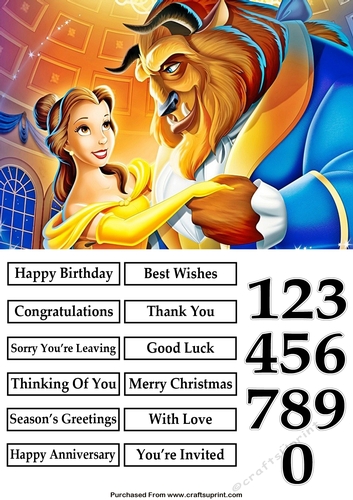 Beauty and the Beast Close Up