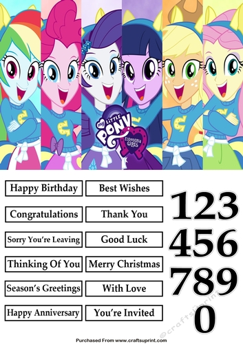 Equestria Girls Quick Card