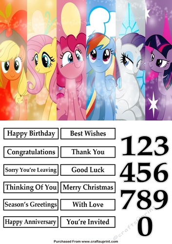 My Little Pony Quick Card