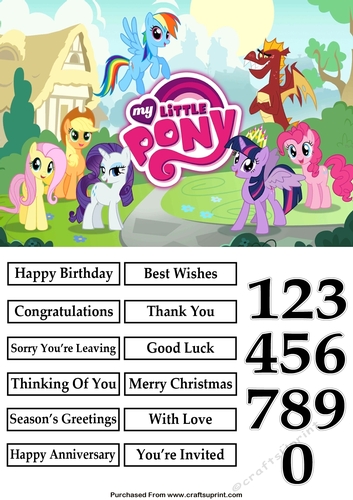 My Little Pony 2 Quick Card