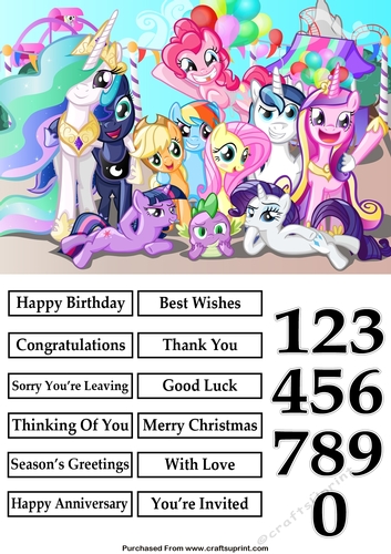 My Little Pony 3 Quick Card