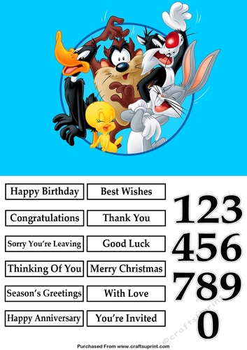 Loony Tunes Quick Card